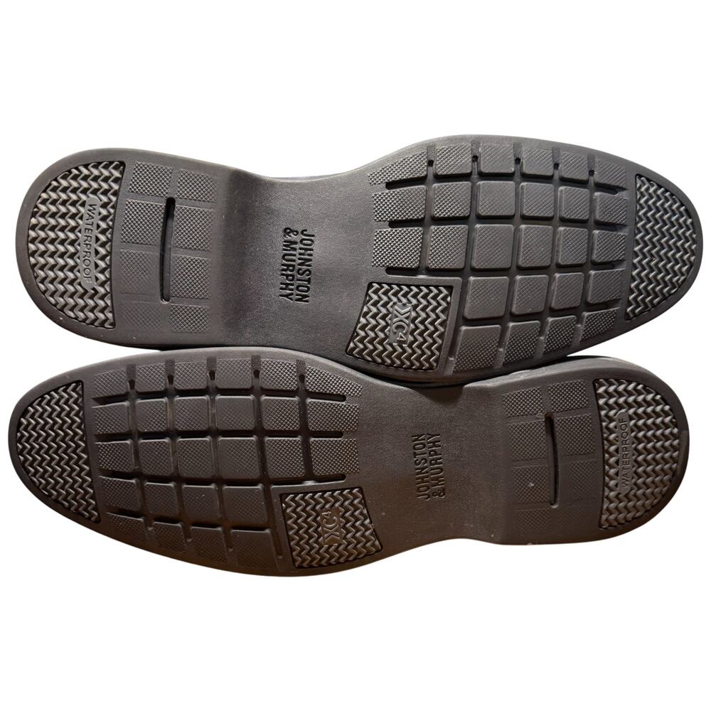 JOHNSTON & MURPHY XC4 Elkins Plain Toe Men's 10M Dual Width Navy Suede Shoes - Picture 10 of 13